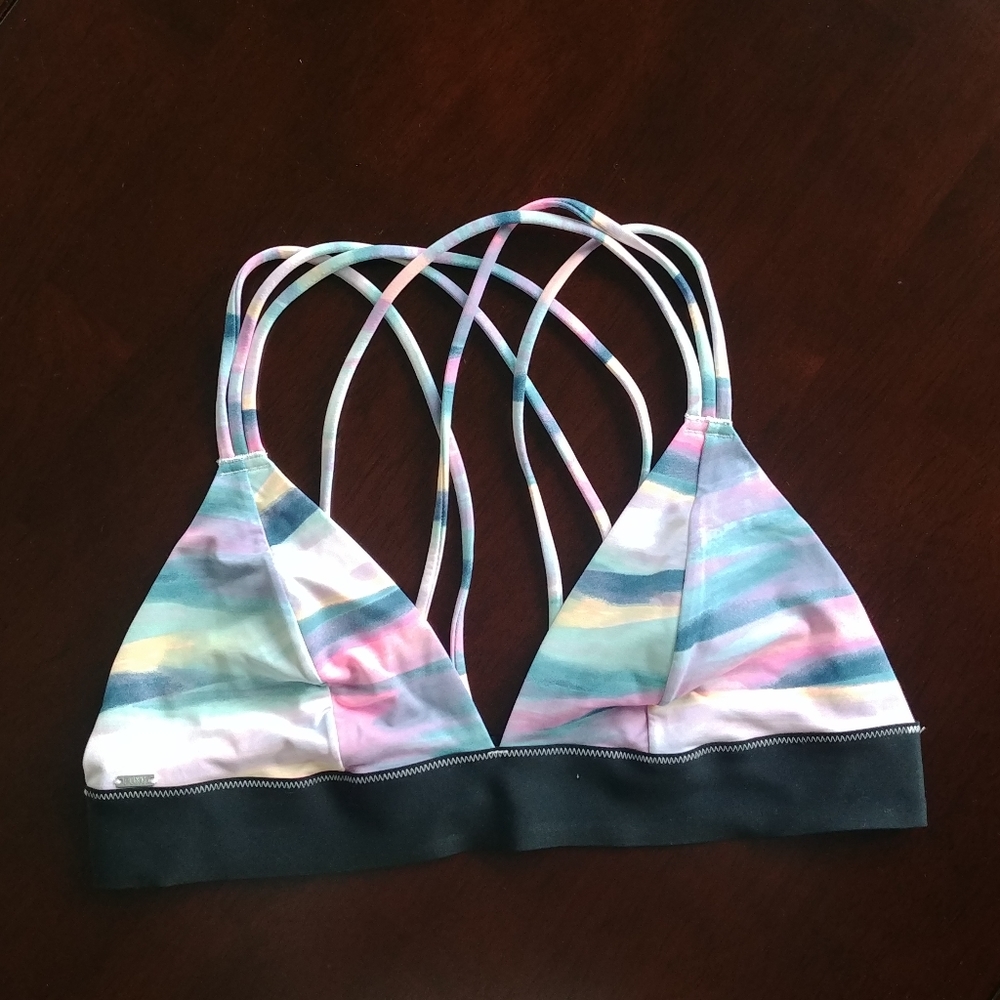 Victorias Secret watercolors strappy bra- Large